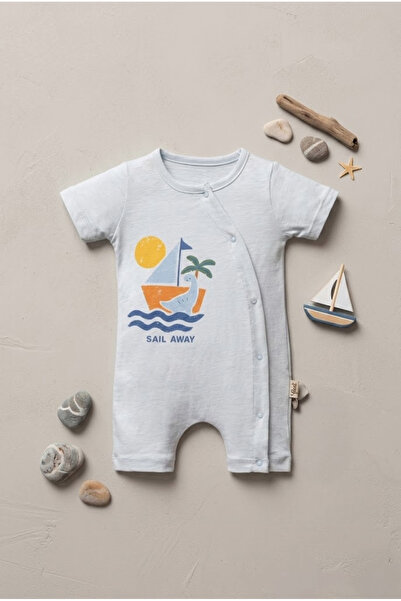 meyastore Men's Jumpsuit Sail Away Printed