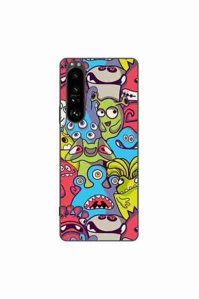 OEM Husa compatibila cu Sony Xperia 1 III Silicon Gel Tpu Model Squishi Monsters