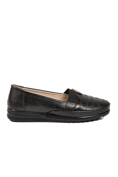 AYAKMOD Pantofi casual pentru femei cu talpă cu gel negru 240 Z