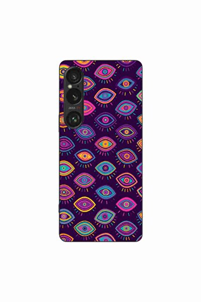 OEM Husa compatibila cu Sony Xperia 1 VI Silicon Gel Tpu Model Tribal Eyes