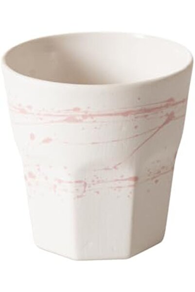 Yıldızan Handmade White Pink Espresso Cup 110 Milliliters 1285180