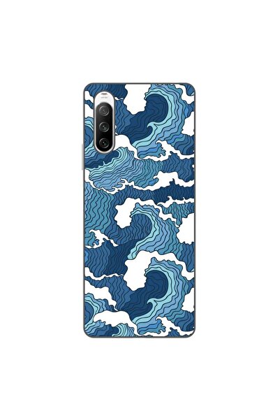 OEM Husa compatibila cu Sony Xperia 10 III Silicon Gel Tpu Model Crazy Waves