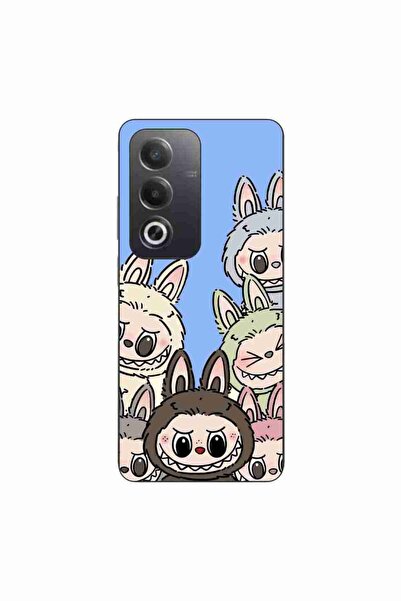 OEM Husa compatibila cu Oppo A80 Silicon Gel Tpu Model Labubu Pattern Blue