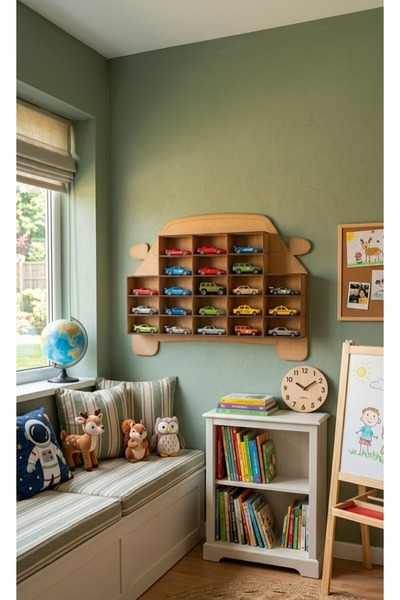 Forester Toys Araba Garajı 45×34 cm 21 Araçlık