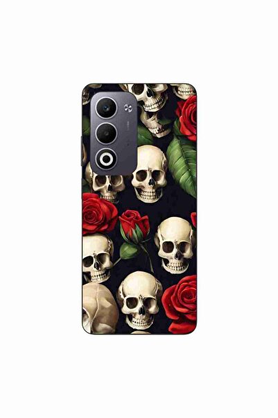OEM Husa compatibila cu Oppo A5 Silicon Gel Tpu Model Skulls and Roses