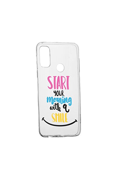 bestcase Husa Silicon Compatibila Cu Motorola Moto E40, Smile At Morning, rez...