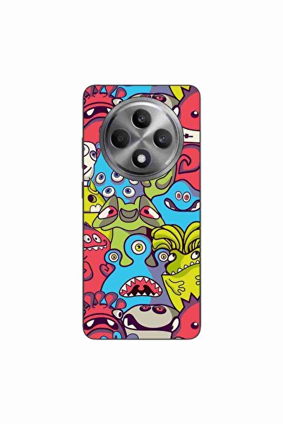 OEM Husa compatibila cu Oppo Reno12 FS Silicon Gel Tpu Model Squishi Monsters