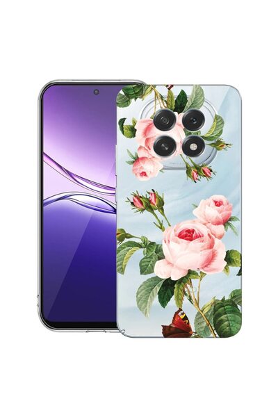 bestcase ¬Æ Husa pentru OPPO F29 Pro cu Design Rose, Clear Slim Silicon, Anti...