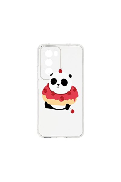 bestcase ¬Æ Husa Clear Silicon 2MM, Compatibila Cu OPPO Reno12 5G, Sweet Pand...