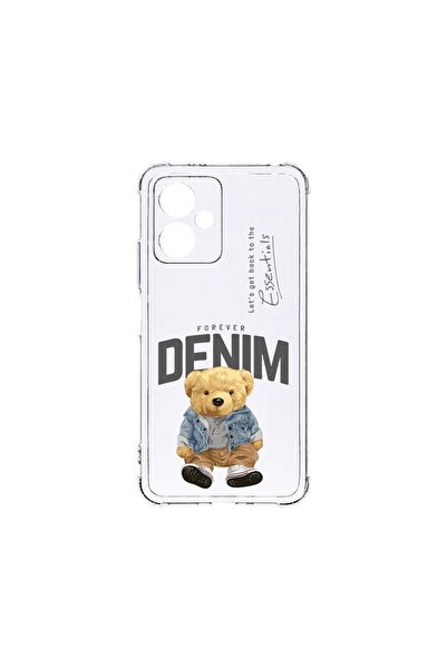 bestcase Αντικραδασμική Θήκη 1.5MM, Συμβατή με Motorola Moto G14, Σχέδιο Τζιν...