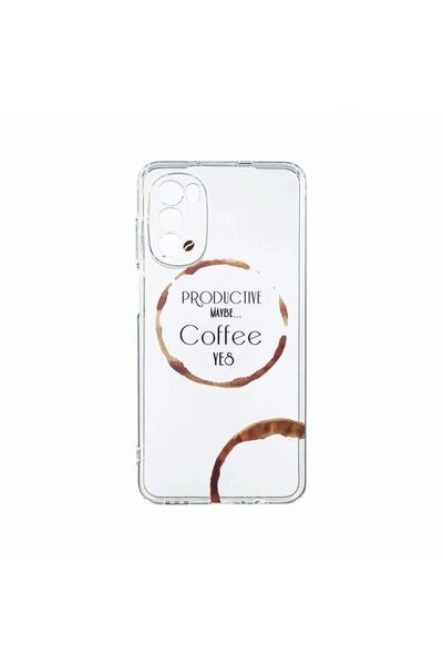bestcase Силиконов калъф, съвместим с Motorola Moto G82 / Moto G52, Кафяв, Ус...
