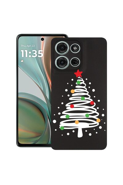 bestcase ¬Æ Husa pentru Motorola Moto G15, Crhistmas Tree, Slim Silicon 0.8MM...