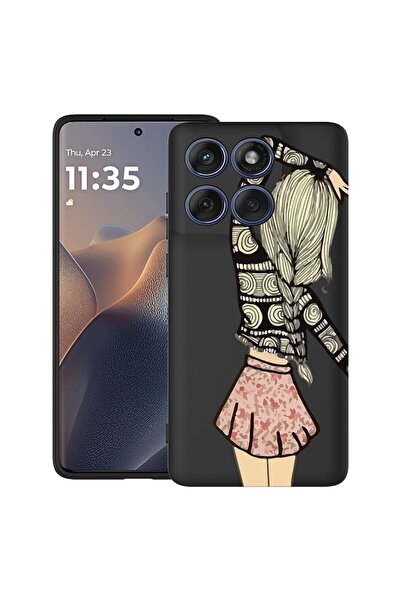 bestcase Θήκη για Poco X6 5G με σχέδιο κορίτσι, TPU Ματ Εξαιρετικά Λεπτή, 205...
