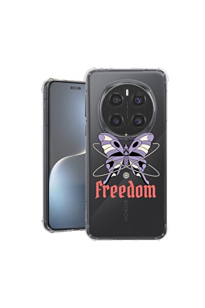 bestcase ¬Æ Husa pentru Honor Magic7 Pro, Anti Shock 1.5MM, Freedom - Butterf...