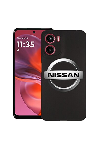 bestcase Калъф за Motorola Moto G05, Nissan, тънък силиконов 0.8ММ, удароусто...