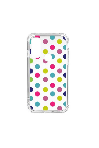 bestcase Husa Anti Shock Silicon Compatibila Cu Motorola Moto E30, Dots Color...