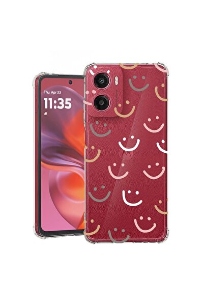 bestcase Θήκη για Motorola Moto G05, Αντικραδασμική 1.5MM, Smile Please, Προσ...