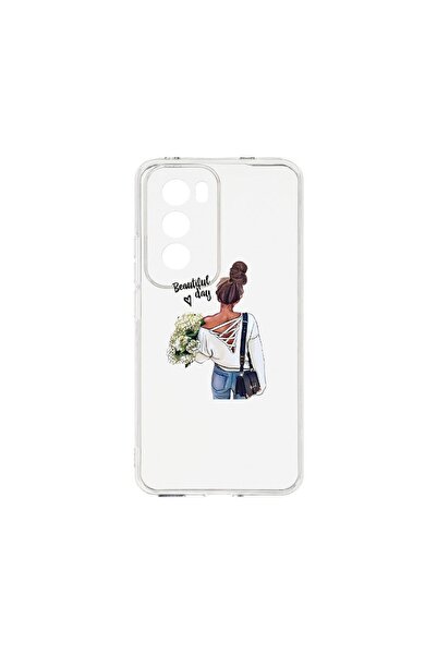 bestcase ¬Æ Husa Clear Silicon 2MM, Compatibila Cu OPPO Reno12 5G, Mom's Beau...