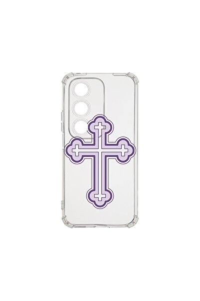 bestcase Husa pentru OPPO A80 5G, BestCase¬Æ Anti Shock 1.5MM, Purple Cross, ...
