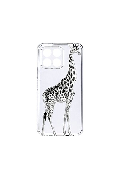 bestcase Husa BestCase¬Æ Clear Silicon, Compatibila Cu Honor X8 5G, Giraffe, ...