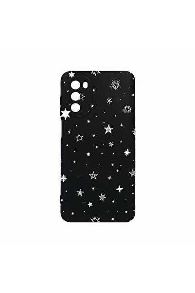 bestcase Husa Silicon, Compatibila Cu Motorola Moto G82 / Moto G52, Stars, Re...