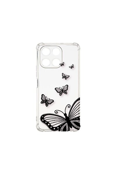 bestcase Αντικραδασμική Θήκη 1.5MM, Συμβατή με Honor X6a, Σχέδιο Πεταλούδα, Α...