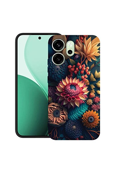 bestcase Υπέρλεπτη Θήκη TPU Συμβατή με OPPO A5x, με Σχέδιο Πολύχρωμων Λουλουδ...