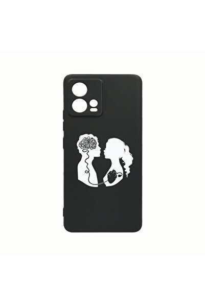 bestcase Husa Silicon, Compatibila Cu Motorola Edge 30 Fusion, Love With Brai...