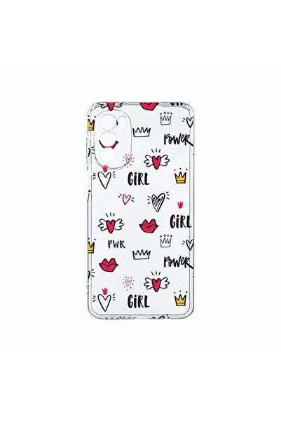 bestcase Силиконов калъф, съвместим с Motorola Moto G82 / Moto G52, Girl Powe...
