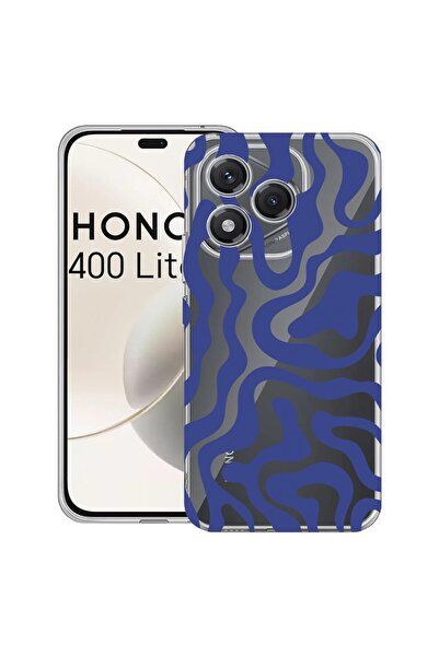 bestcase Husa pentru Honor 400 Lite 5G, BestCase¬Æ Clear Silicon 2MM, Blue Ab...