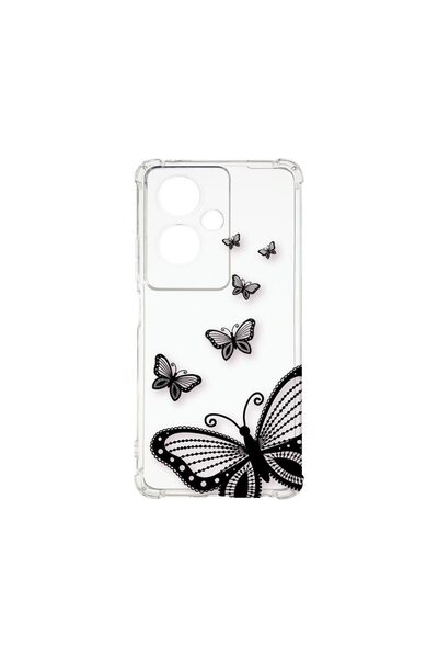 bestcase Αντικραδασμική Θήκη 1.5MM, Συμβατή με OPPO A79 5G, Σχέδιο Πεταλούδα,...