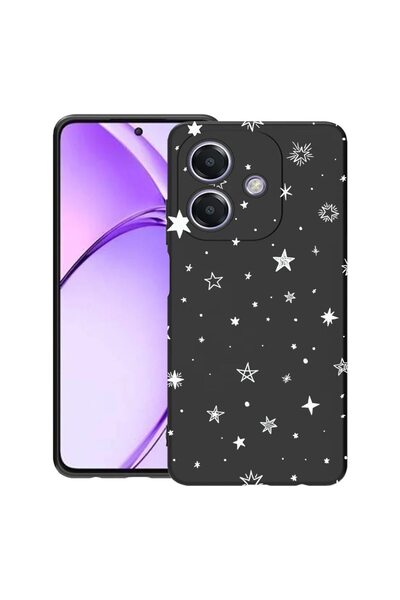 bestcase ¬Æ Husa pentru OPPO A60 5G / A40 / A40M, Stars, Slim Silicon 0.8MM, ...