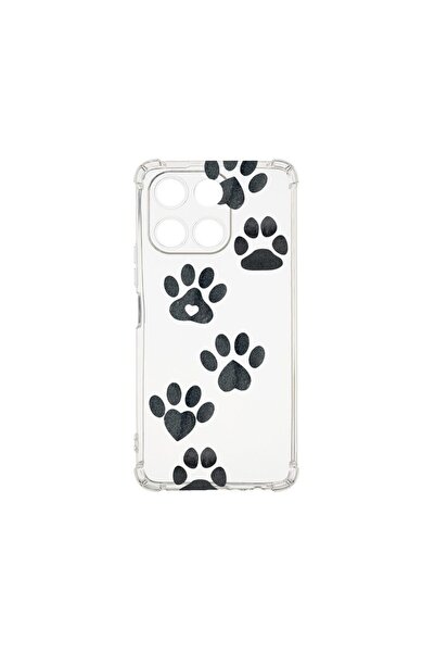 bestcase Αντικραδασμική Θήκη 1.5MM, Συμβατή με Honor X6a, Σχέδιο Πατούσας Σκύ...