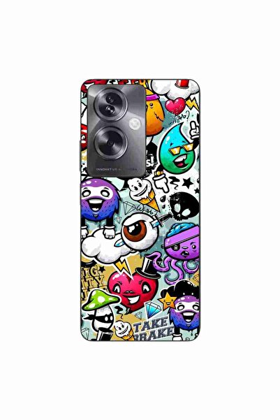 OEM Husa compatibila cu Oppo A79 5G Silicon Gel Tpu Model Pop Art Graffiti