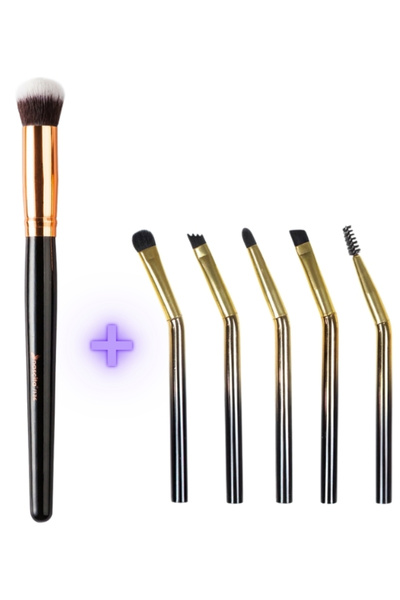 nascita Professional Oval Concealer Brush Nasbrush0136 + Ombre Series Eyebrow...