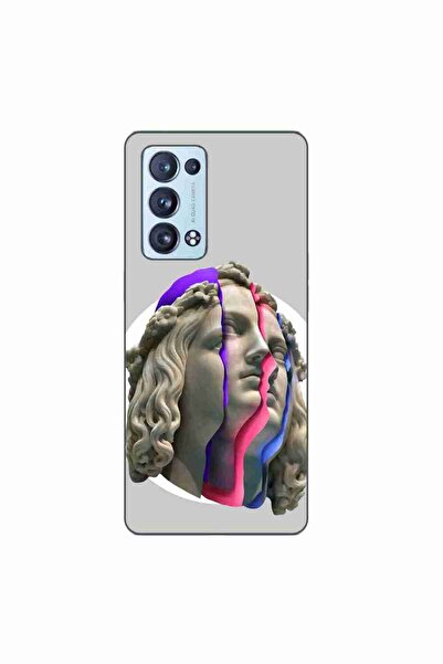 OEM Husa compatibila cu Oppo Reno6 Pro 5G Silicon Gel Tpu Model Neon Ruins