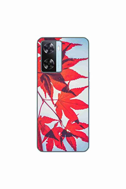 OEM Husa compatibila cu Oppo A57s Silicon Gel Tpu Model Frunze de toamna