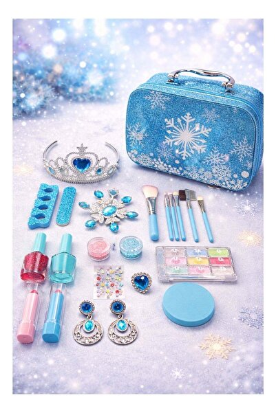 Generic Kids Makeup & Beauty Play Set – 23 Pieces Princess Cosmetic Kit with ...