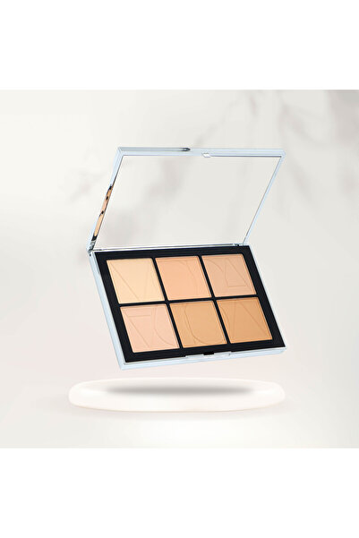 Moda Beauty باليت بودرة وجه مضغوطة من سته6الوان