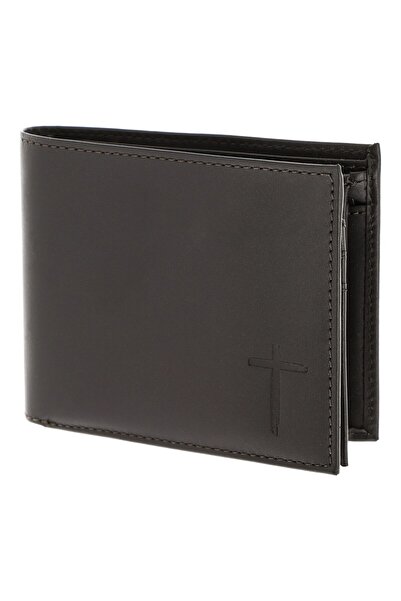 oxmox Leder Geldbörse RFID-Schutz Leder 10 cm