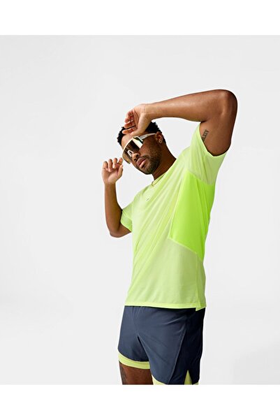 Brooks High Point Short Sleeve 2.0 Erkek Sarı Kısa Kollu Tshirt 211566786