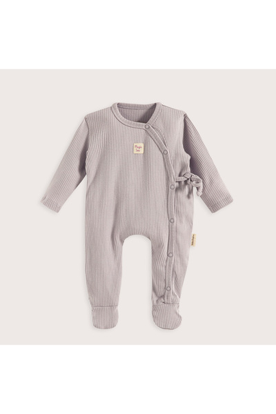Chakra Magic Sea Double-Breasted Booties Overalls Lilac