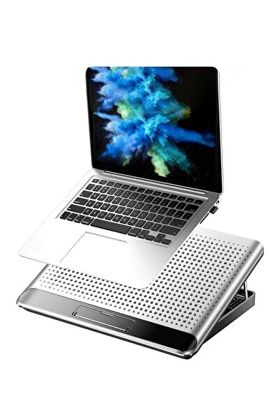 LOOPITYS 16inch Single Fan Lap Chill Mat - Aluminum Panel Laptop Cooling Pad,...