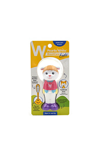 Pearlie White Kids Toothbrush with Protective Cover