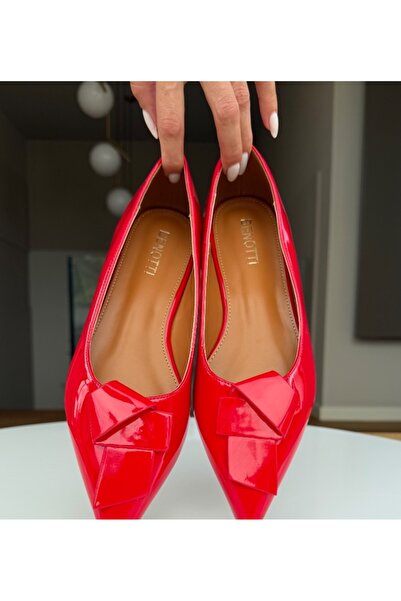 BENOTTİ Ubyseu women's red Ballet Flats