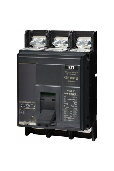 Eti circuit breaker in car nbs-e 1600/3l 1000A 3P 004673161