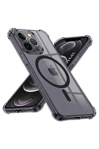 Techsuit Husă pentru iPhone 12 Pro Max, din silicon transparent, rezistentă l...