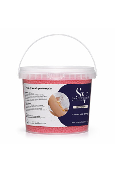 OEM Pink wax granules for epilation, Savyprofessional, 1000g