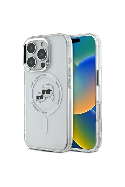 OEM Husa pentru iPhone 16 Pro, Karl Lagerfeld, Protectie, alb