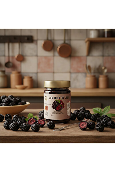 Burdur Hasat 400 gr %65 Meyveli Doğal Karadut Reçeli